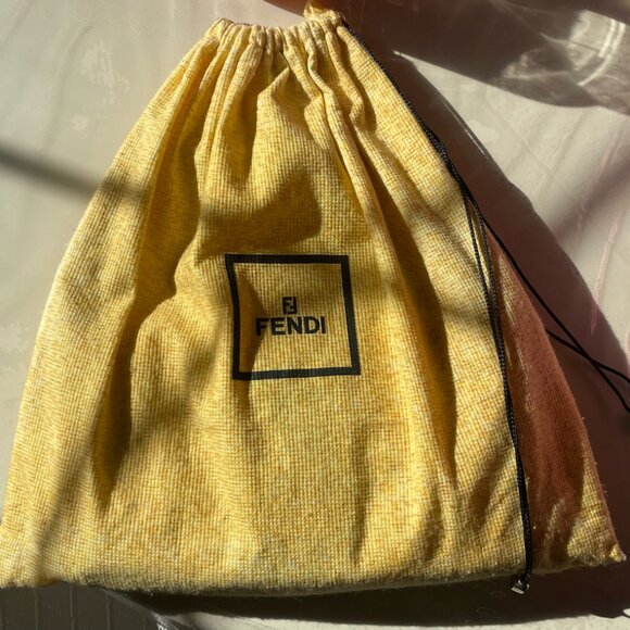 Vintage Cream Beige Fendi Zucca Baguette Bag Authentic - Picture 7 of 8